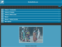 Tablet Screenshot of geishagold.com